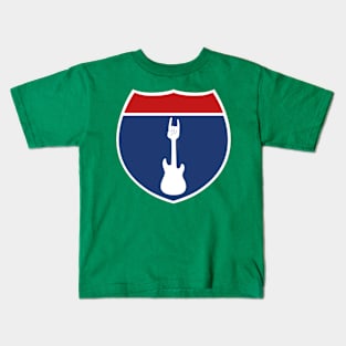 Guitar Shield Kids T-Shirt